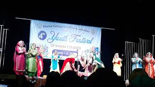 Winners in khalsa youth festival 2019 Khalsa college for women AmritsarGIDDHA [upl. by Alegnaoj830]