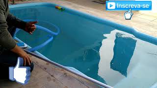 sulfato de Alumínio  Como Decantar a Piscina [upl. by Cockburn387]