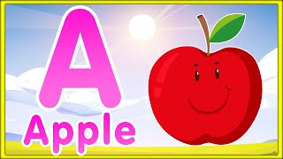 A for Apple Song  Learn the Alphabet  ABC Nursery Rhymes [upl. by Lyris925]