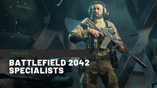 Battlefield 2042 Specialists  trailer [upl. by Ahtibbat]