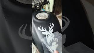 Honda shine bike tank modification tranding shortvideo ytshorts graphicdesign modification [upl. by Llehcam]