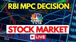 Stock Market LIVE Updates  RBI MPC  Nifty amp Sensex  Aug 8th  Share Market Live  Business News [upl. by Norra]