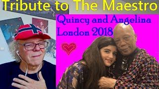 Tribute to Sir Quincy Jones  Angelina Jordan London 2018  Dream a little dream of me [upl. by Larena738]