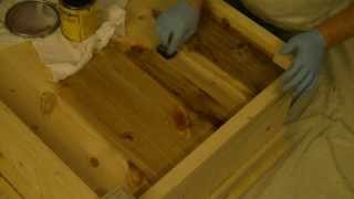 How To  Stain Pine Furniture  Conditioning [upl. by Byran581]