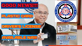 LTO AVAILABLE NA ANG DRIVERS LICENSE PLASTIC CARD [upl. by Marala]