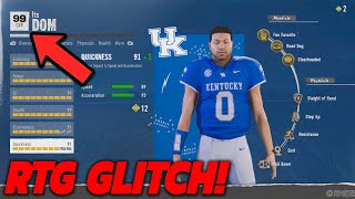 INSTANT 99 OVR Glitch in Road To Glory CFB 25 Do This FAST [upl. by Lisab]