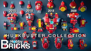 All Hulkbuster Lego Sets  Speed Build  Beat Building [upl. by Trillby10]