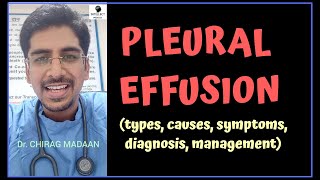 PLEURAL EFFUSION types causes symptoms diagnosis management [upl. by Ellehcer478]