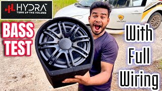 Hydra 10 inch best bass tube for car sound test with wiring active inbuilt amplifier Hydra bass tube [upl. by Grimaldi]