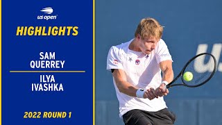 Sam Querrey vs Ilya Ivashka Highlights  2022 US Open Round 1 [upl. by Nagah]