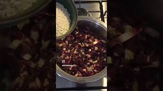 RISOTTO RADICCHIO E STRACCHINO ricette risotto food [upl. by Idnal]