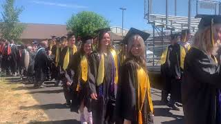 PHS Graduates Enter Clemens Field [upl. by Ehcadroj]