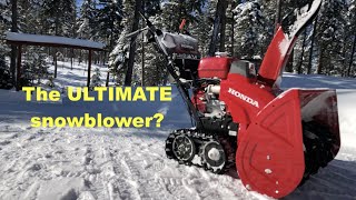 The ULTIMATE snowblower Honda HSS1332ATD snowblower review Good and bad [upl. by Darcee]