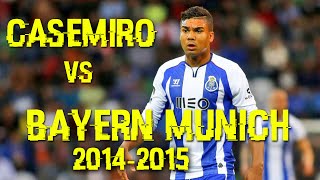 Casemiro vs Bayern Munich 20142015  Quarterfinals Champions League HD [upl. by Liemaj784]