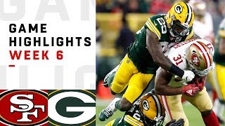 49ers vs Packers Week 6 Highlights  NFL 2018 [upl. by Caritta]