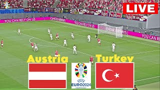 🔴LIVE  TÜRKİYE vs AUSTRIA I EURO CUP 2024 KNOCKOUT STAGE I LIVE MATCH I eFootbal Pes 21 Gameplay [upl. by Nager384]