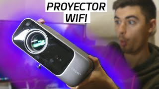 Proyector 🎬 PORTATIL con WiFi RECOMENDADO  Yaber Pro V9 Review [upl. by Justinn]