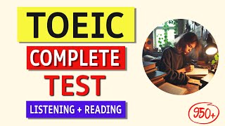 TOEIC Complete Listening amp Reading Test 2024 Practice with Answers amp Tips [upl. by Nessi]