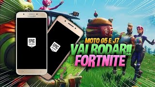 FORTNITE ESTA RODANDO EM MOTO G6 [upl. by Ortensia185]