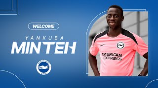 Yankuba Mintehs First Interview For Brighton [upl. by Eutnoj]