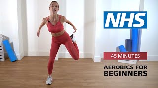 Aerobics for beginners  45 minutes  NHS [upl. by Enutrof397]