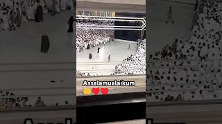 Kabeye Yüz Sürmek İçin Koşan Hanım Hacı kabe​ kaaba​ keşfet [upl. by Johansen]