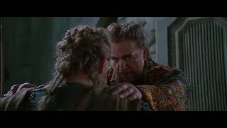 Agamemnon talks to Menelaus  Troy Directors Cut HD [upl. by Swartz573]