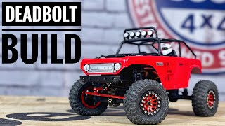 SCX24 Deadbolt COMP BUILD Part 1  New Motor Chassis Mods amp More [upl. by Hijoung]