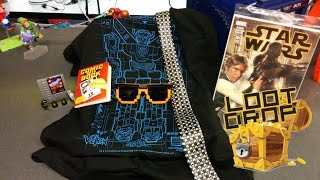 Loot Crate Jan 2015 Unboxing REWIND Loot Drop [upl. by Hueston775]