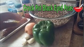 DIY ✰ How To Cook Black Eyed Peas In Crock Pot 🍴🍚 101 [upl. by Ledoux990]