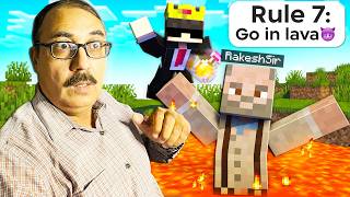 I Taught Rakesh Sir Minecraft Gone Wrong betaaaisahia [upl. by Alphonsine762]