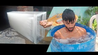 Ice therapy after the compitition 🥶 vlog armwrestlingindia minivlog state funny [upl. by Albur]