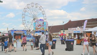 Fairgoers take in the sights sounds and smells of the 2024 York State Fair [upl. by Olimac]