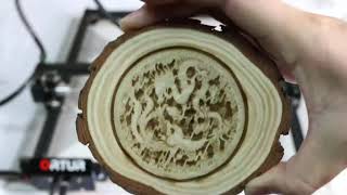 How to carve a masterpiece with Ortur Laser Master Engraving Machine [upl. by Afaw171]