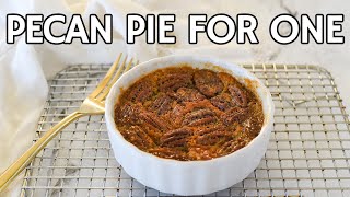 Get Your SINGLE SERVE Pecan Pie Fix [upl. by Nobile]