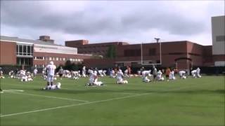 Scenes from UT football practice Aug 8 2012 [upl. by Zebadiah]