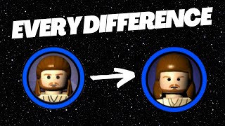 Every Difference Between Lego Star Wars The Complete Saga and Lego Star Wars The Videogame [upl. by Pool103]