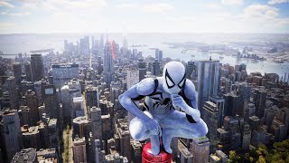 Marvels Spider Man 2 Anti Venom Suit Free Roam Swinging and Combat Gameplay 4K 60 FPS [upl. by Orelu604]