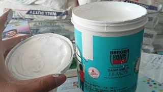 damp proof Elasto  Berger damp shield Elasto  waterproofing Paints  new shop  New business [upl. by Nedearb]