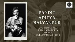 Aditya Kalyanpur Tabla  Live in Mumbai at Ustad Allarakha Abbajis Gurupurnima 2004 [upl. by Abehsile709]