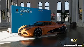 Koenigsegg Agera R PRO SETTINGS  TUNNING  MAX SPEED  RACE TC2 [upl. by Ecitnirp485]