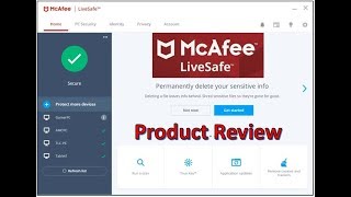 McAfee LiveSafe PC Security Review [upl. by Drewett]