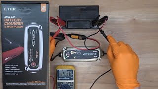 CTEK Battery Charger MXS 50 ACCU Lader  Batterie Ladegerät Unboxing handleiding en testen [upl. by Groh]