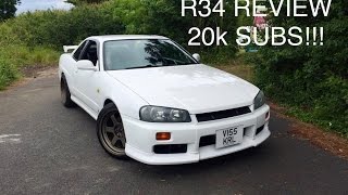 Owning A NISSAN R34 GTT Modified Car Review  CELEBRATING 20K SUBSCRIBERS [upl. by Rolland638]