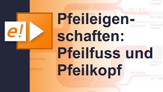 Eigenschaften der SankeyPfeile 1 Abgerundet Pfeilkopf Pfeilfuß [upl. by Jopa]