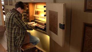 XAVER VARNUS PLAYS BACH ON THE GREAT SILBERMANN ORGAN IN RÖTHA GERMANY [upl. by Yruama]