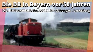 Pfaffenwinkelbahn Weilheim  Schongau  Landsberg [upl. by Sualkin]