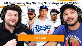 Can we name every Starting Shortstop of the 2010s [upl. by Aramois]