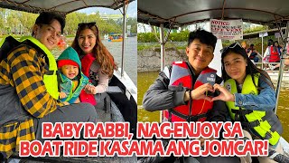 BABY RABBI NAGENJOY SA BOAT RIDE KASAMA ANG JOMCAR  MEET AND GREET SA BAGUIO  Jacq Tapia [upl. by Netsua]