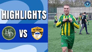 Hampstead Ducks v 40 Year Wanderers  Highlights [upl. by Adran]